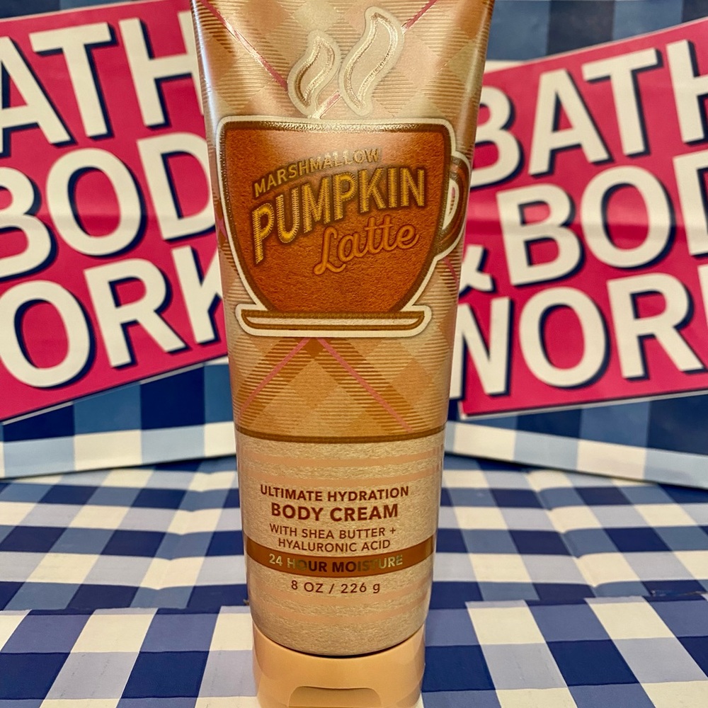 Marshmallow Pumpkin Latte body cream Bath and Body Works ultimate hydration NEW